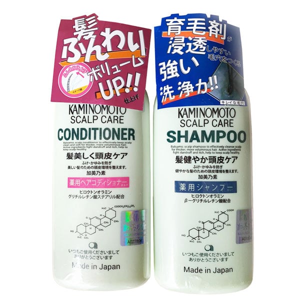 Cặp dầu gội trị rụng tóc và kích thích mọc tóc Kaminomoto được ưa chuộng tại Nhật Bản