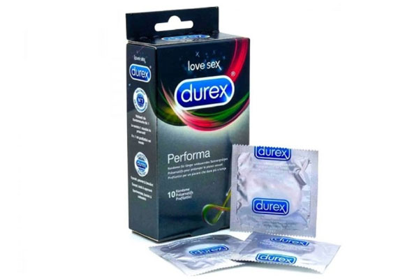 Durex Performa là sản phẩm đến từ thương hiệu bao cao su nổi tiếng trên thế giới.