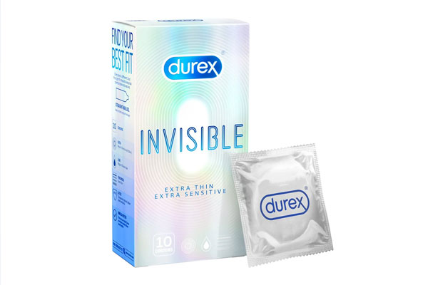 Bao cao su siêu mỏng Durex Invisible