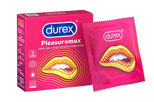 Bao cao su gân gai Durex Pleasuremax