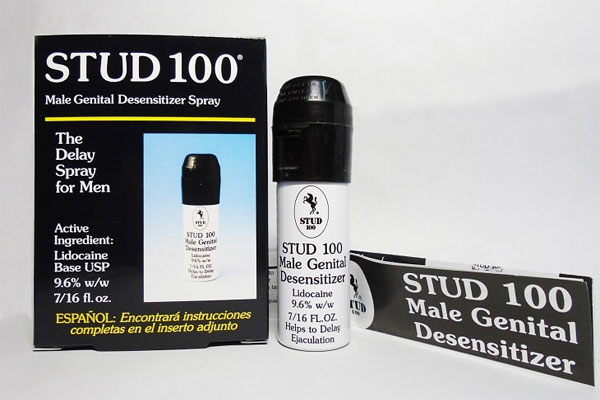 Thành phần chủ yếu của Stud 100 bao gồm 9.6% Lidocaine